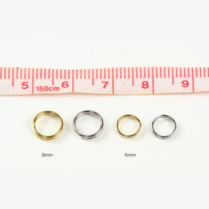 小物・アクセサリー mm クラフトハートトーカイ 二重リング 8mm AG AS AB 10ヶ｜アクセサリー