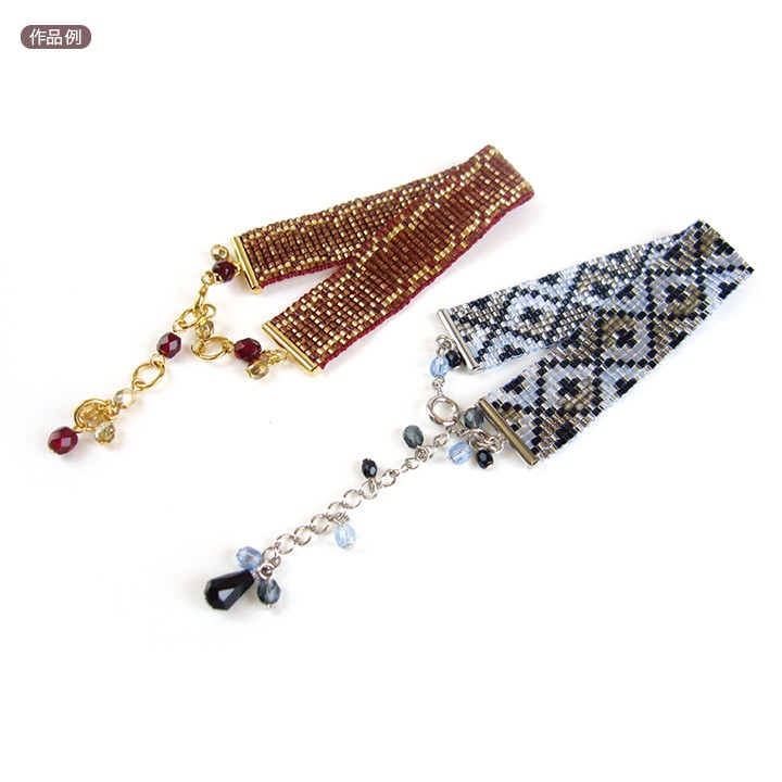 ビーズ織り シート止め金具 K4957 G・S｜ビーズ パーツ 金具