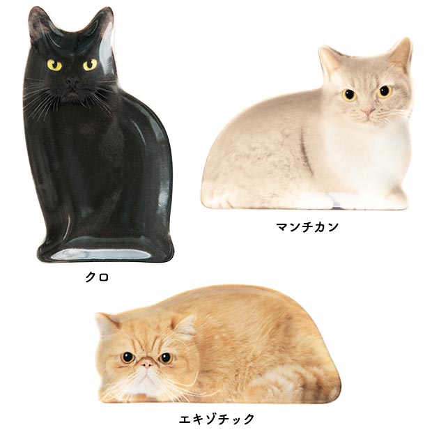 リアルキャット豆皿 小皿 お皿 ねこ 猫 ネコ 陶器 テーブルウェア