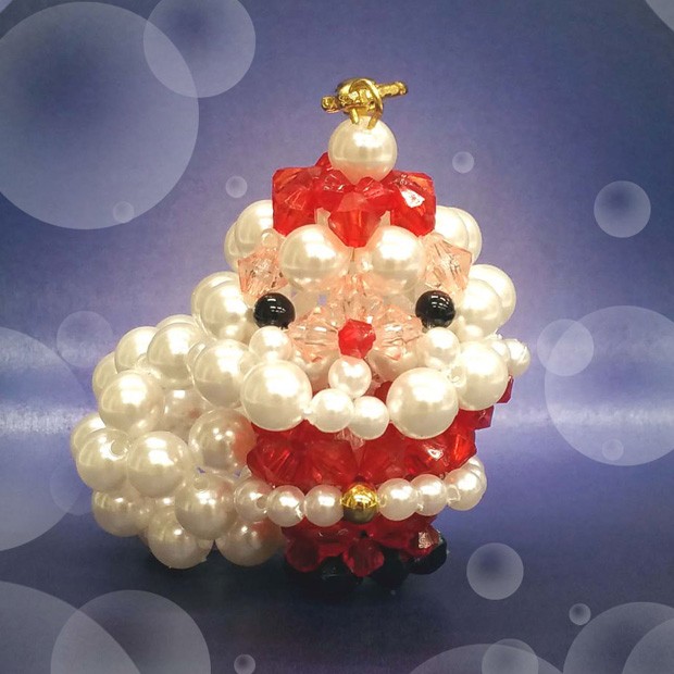 ビーズ ビーズキット メリークリスマスサンタ BK-66｜ビーズ  