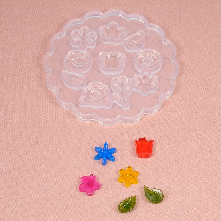 クラフトハートトーカイ オリジナルシリコンプチモールド フラワー