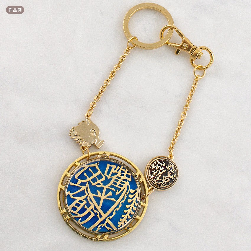 鬼滅の刃　伊之助　イメージ　ハンドメイド　水引　チャーム 鬼滅の刃」 アクセサリーキット バッグチャーム 嘴平伊之助 | は