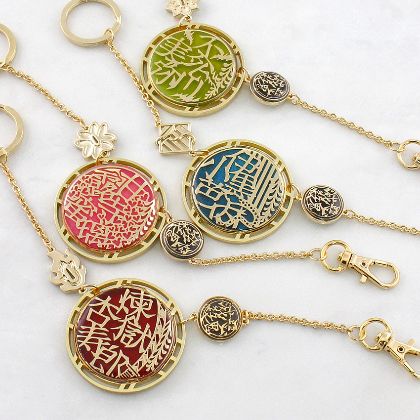 伊之助　がま口　アクリルチャーム　キーホルダー　鬼滅の刃　財布　ポーチ　ちぇいん ky11a.jpg