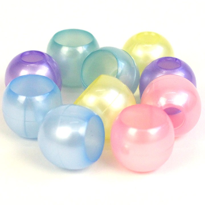 CraftCafe ゆめふわ パール調丸カン ループエンド 18mm 2個入り