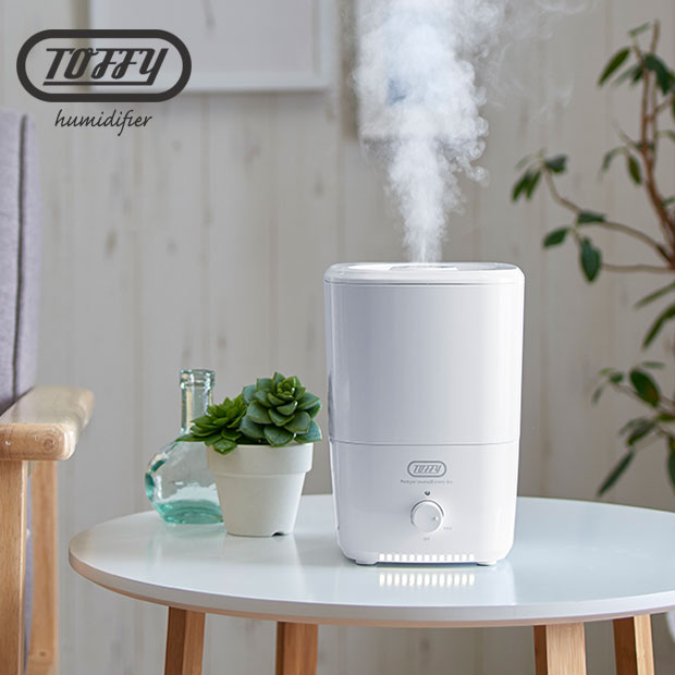 Toffy トフィー 抗菌アロマ加湿器1L 超音波加湿器 上部給水式 卓上