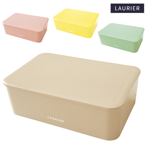 ランチボックス LAURIER 弁当箱 お弁当箱 日本製 レンジ 電子レンジ 電子レンジ対応 1段 一段 食洗機対応｜shugale1