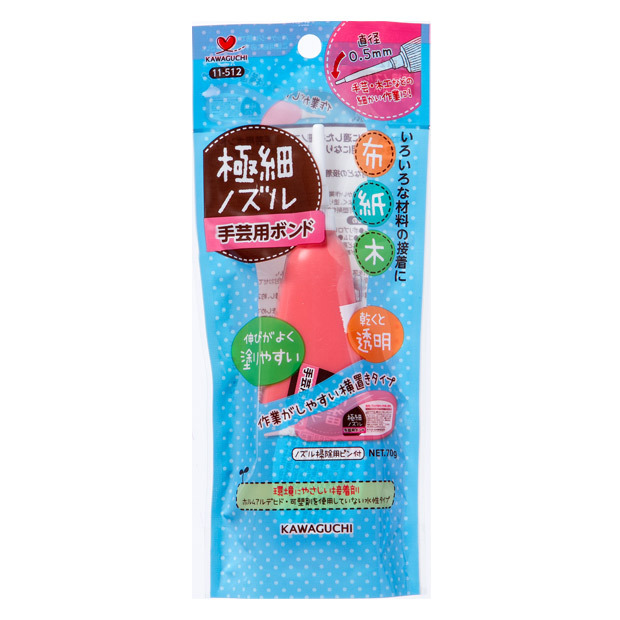 クラフト 接着剤 極細ノズル手芸用ボンド 70g : 手芸材料の通販