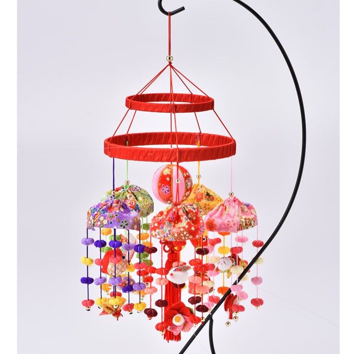 タカギ繊維 豆傘つるし 5本飾り LH-425 | パナミ 手芸 キット 縁起物