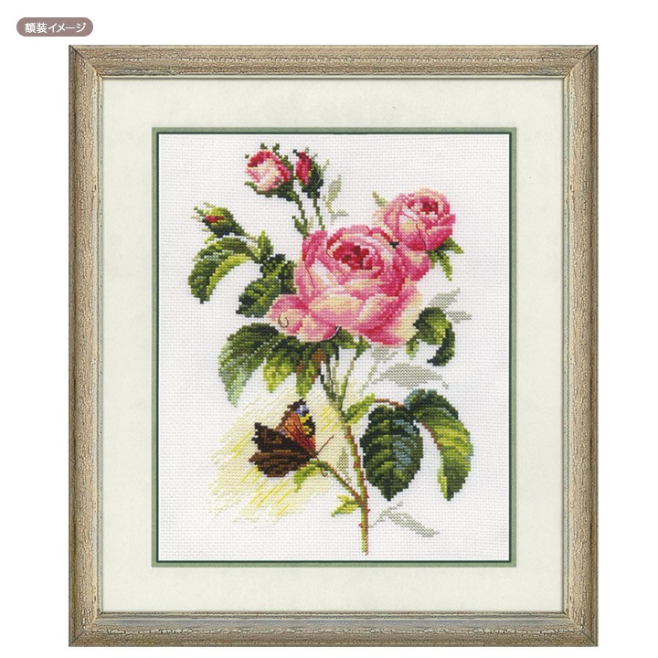 アリサページ 刺繍 輸入キット ALISA（アリサ） Flowers and birds Rose