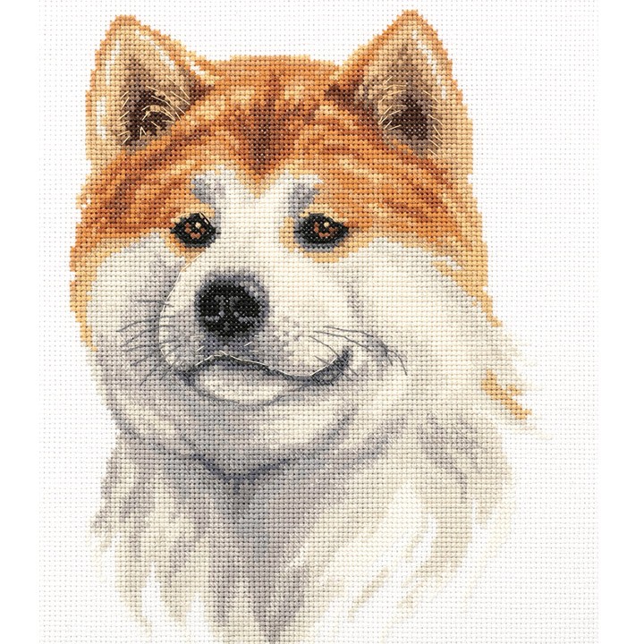 刺繍 Panna パンナ J 7052 Akita Inu 秋田犬 犬 いぬ イヌ クロスステッチ キット 注目輸入刺繍 手芸材料の通販シュゲールyahoo 店 通販 Yahoo ショッピング