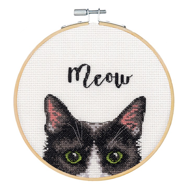 刺繍 Dimensions Miaou Miau ニャー フープ付｜72-75983 刺繍キット輸入刺繍 クロスステッチキット ネコ 子猫 初心者 :  0708443 : 手芸材料の通販シュゲールYahoo!店 - 通販 - Yahoo!ショッピング