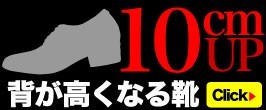 10cm背が高くなる靴
