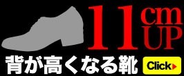 11cm背が高くなる靴
