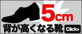 5cm背が高くなる靴