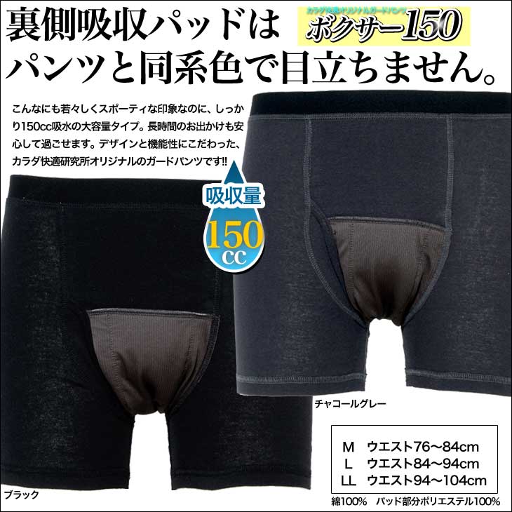 尿漏れパンツ 男性用