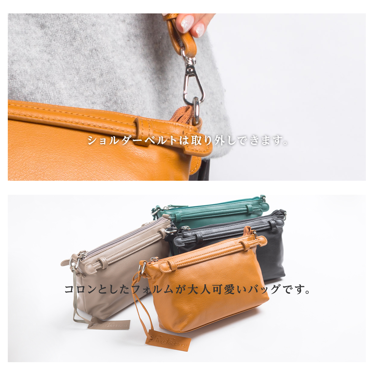新作 本革 ショルダーバッグ ハンドバッグ 2way ゴート レザー