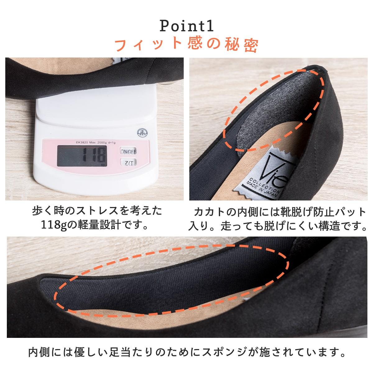 新品未使用品　バナナリバブリック ブラウン スエード パンプス 8サイズ展開 母趾にやさしいリボンバレエパンプス〈消臭繊維MOFF
