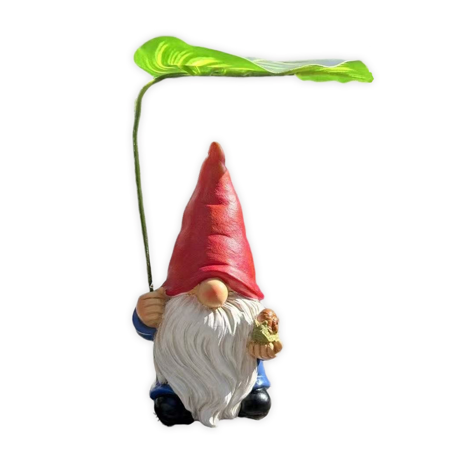 登るこびと 葉っぱ付きこびと ガーデンオブジェ 置物 壁掛け フェンス