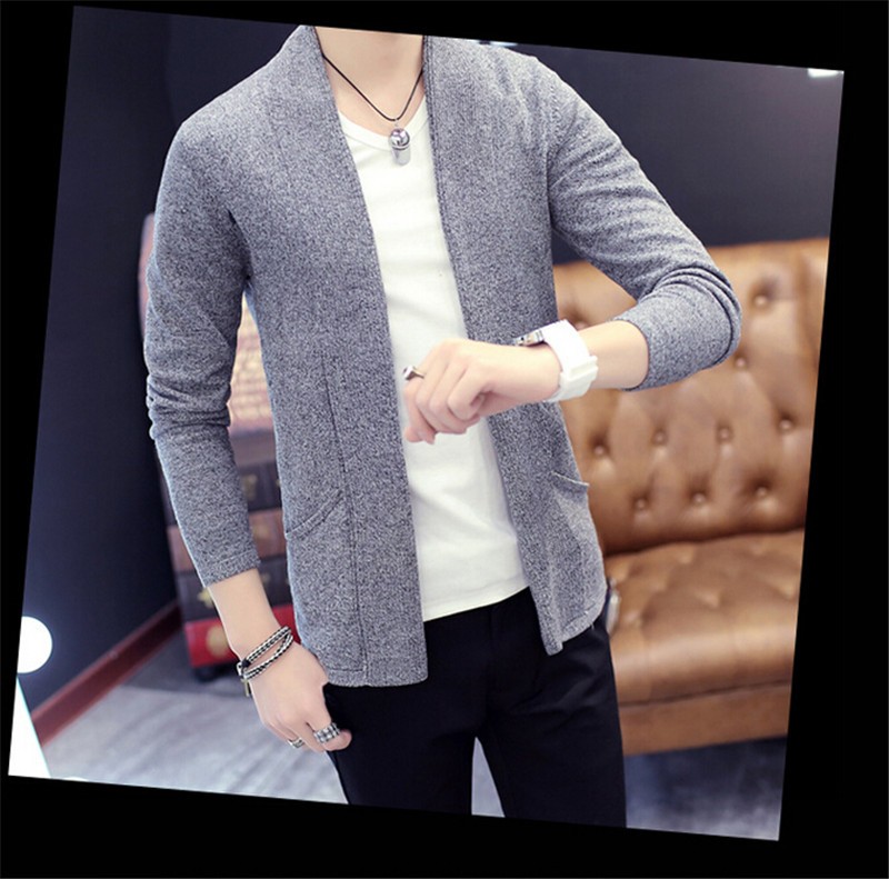 カーディガン メンズ ロング丈 カーディガン 長袖 ニットカーディガン 無地 アウター 羽織 コート トップス Kmao 27 Aura 通販 Yahoo ショッピング