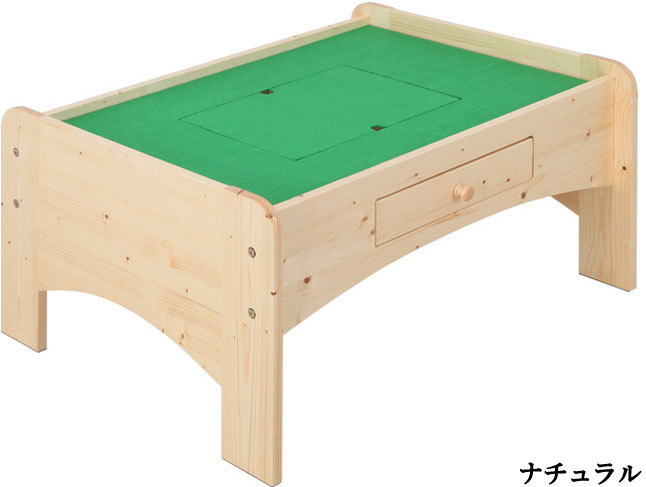 ローテーブル おもちゃ収納 子ども部屋収納 天板リバーシブル 引き出し収納 幅90 木製｜shuno-kagu｜02