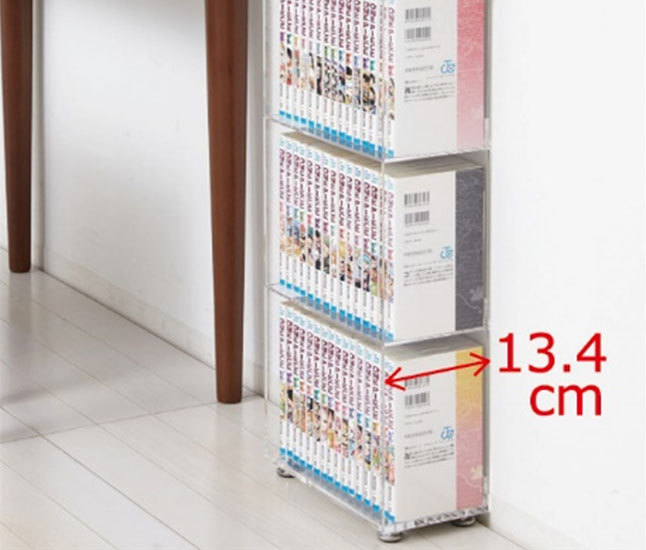 楽天市場】【 送料無料 可動棚 】置き式 アクリルフロント