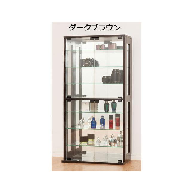 コレクションケース フィギュア ミニカー 収納 棚 ラック ディスプレイ ガラス 背面ミラー 幅60 高さ120｜shuno-kagu｜03