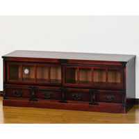 民芸家具桐材多引き出しチェストタンスB（四段十引き出し）60㎝×53㎝木製収納 民芸家具桐材多引き出しチェストタンスB（四段十引き出し）60㎝×