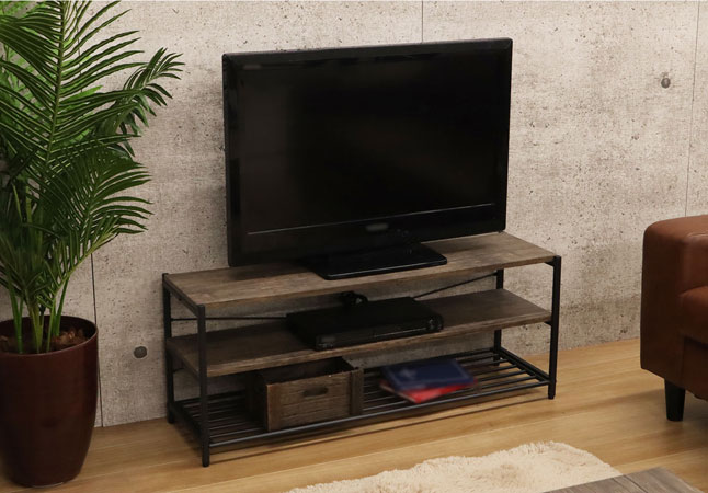 東京23区送料無料　展示品未使用　テレビボード　幅100㎝ テレビ台 ローボード オープンタイプ 棚付き 幅100 奥行30 高さ