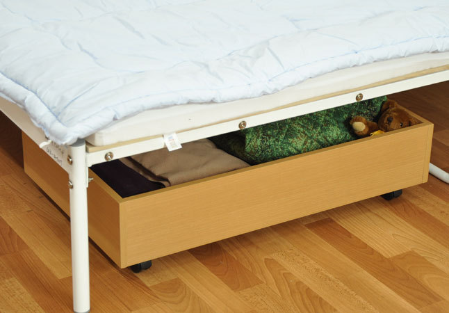 ベッド下収納 キャスター付き ケース 木製 引き出し コミック 収納