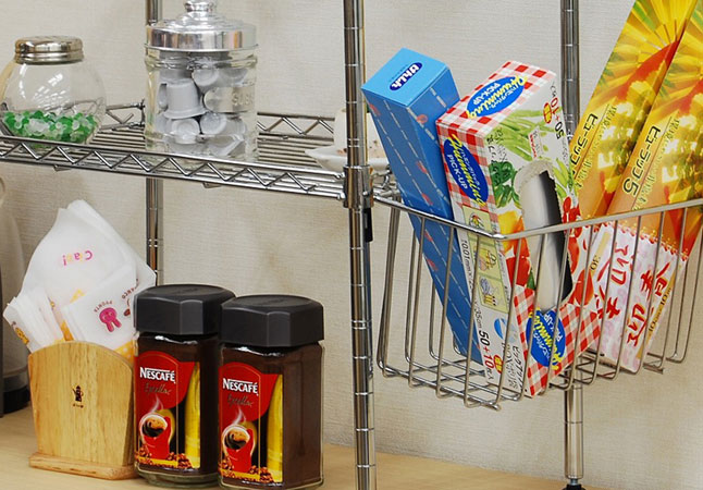 収納棚 スチールラック 2段 幅45 高さ45 オープンラック キッチン収納