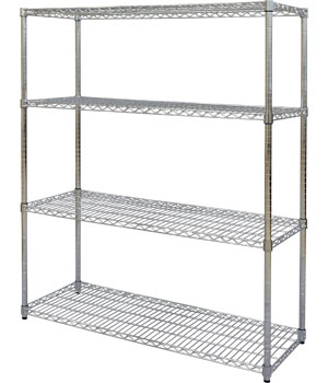 スチールラック 4段 オープンラック 高耐荷重 頑丈 幅120 高さ150 収納