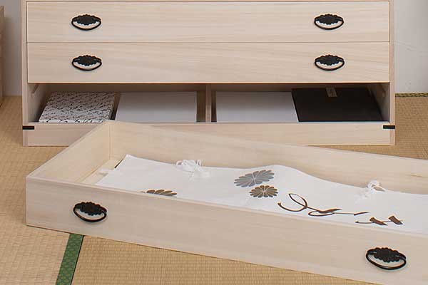 着物収納 桐 チェスト タンス 箪笥 引き出し 6段 高さ74.5cm 日本製