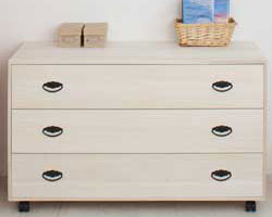 桐ダンス　チェスト5段　キャスター付き ml-a0069.jpg