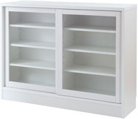 カウンター下収納 引き戸 ガラス扉 幅90 シンプルデザイン リビング