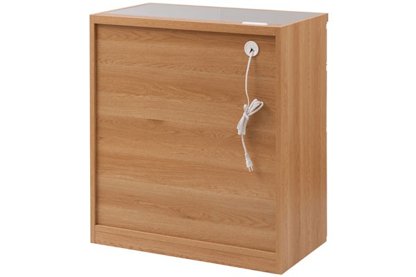 木製キッチンカウンター 3段引き出し付き キッチンカウンター チェスト 3段 引き出し収納 幅80 木製 日本