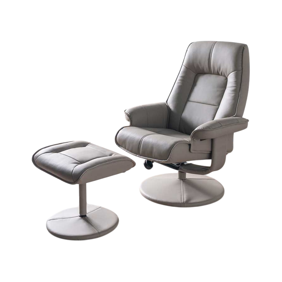 パーソナルチェア リクライニングチェア オットマン付 合皮