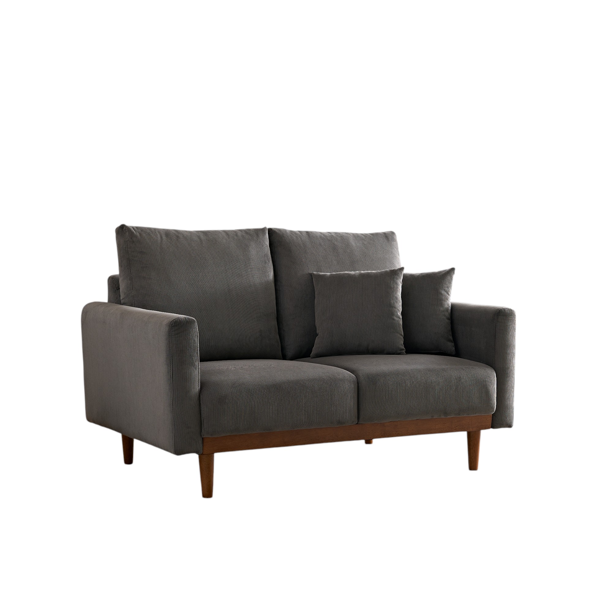 ソファ 2人掛け コンパクト ソファー ハイバック ウッドフレーム 3人