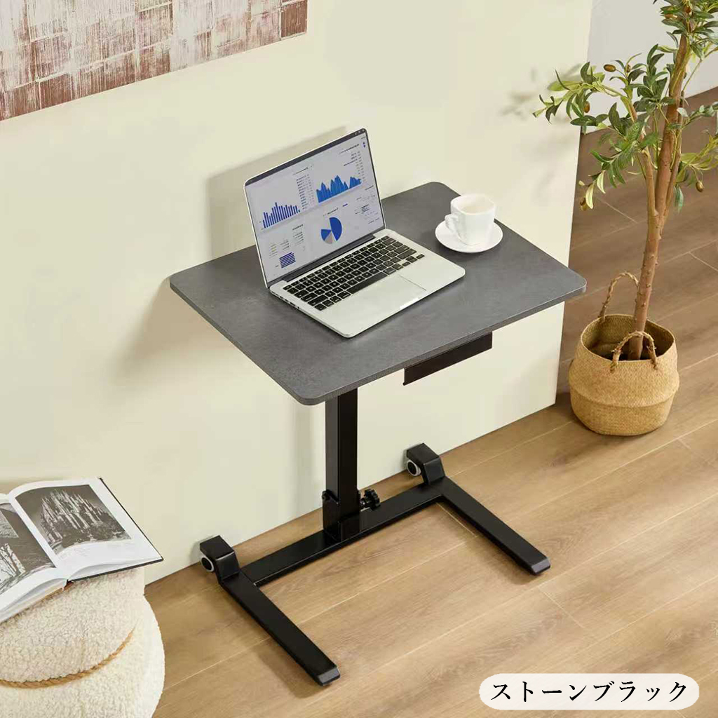 昇降式折りたたみテーブル（スタンディングデスク）木綿豆腐様用 スタンディングデスク 折りたたみ 昇降デスク 昇降式テーブル サイド