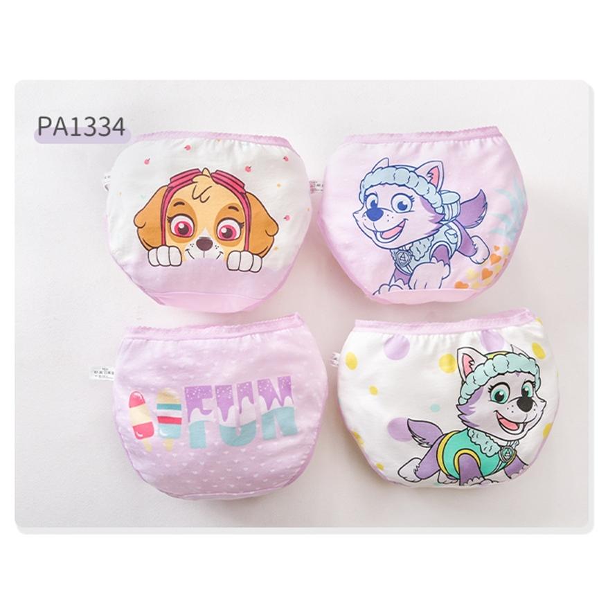 最大85%OFFクーポン 《送料無料》パウ パトロール PAW PATROL 女の子 ガールズ パンツ 抗菌 防臭 4枚セット 子供 幼児 小学生  保育園 キッズ 下着 薄手綿 プレゼント ギフト