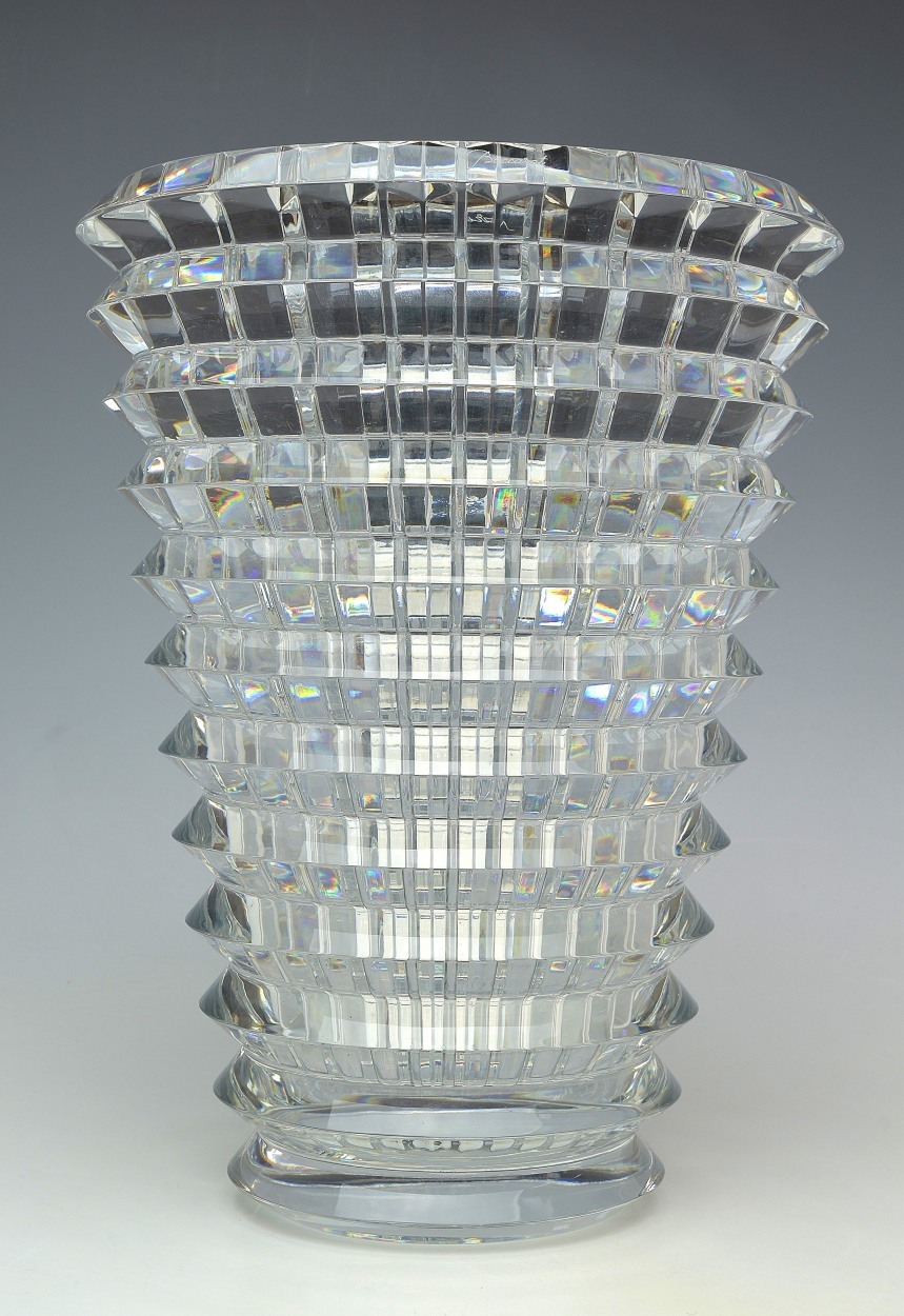 買い方ＢＡＣＣＡＲＡＴ　バカラ　「アイ」　ベース　花瓶　高さ２３， ５ｃｍ　本物保証　Ｇ１６７１ 工芸ガラス
