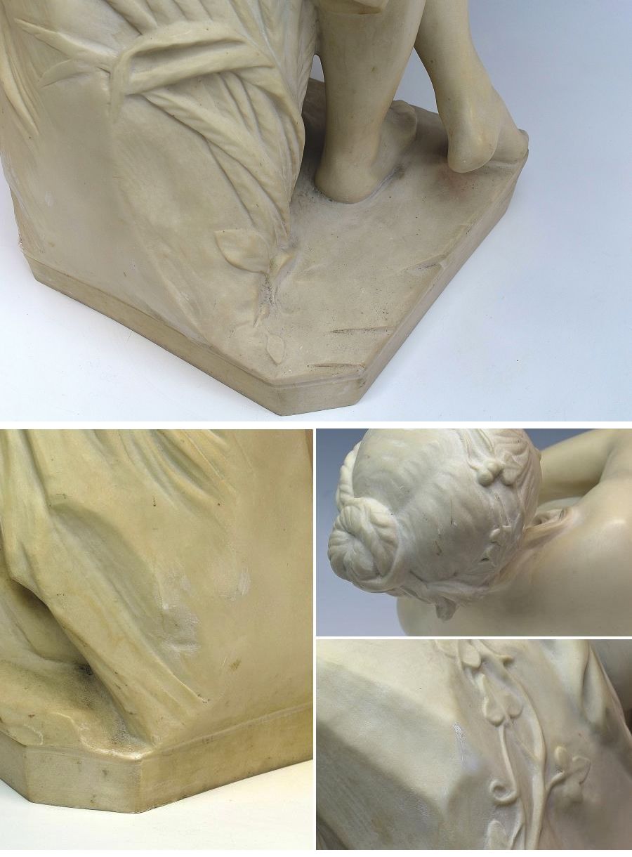 新品特売西洋美術　時代　人工大理石彫刻　裸婦像　高さ７７ｃｍ　重量３５， ５ｋｇ　Ｖ１６９１ 西洋彫刻