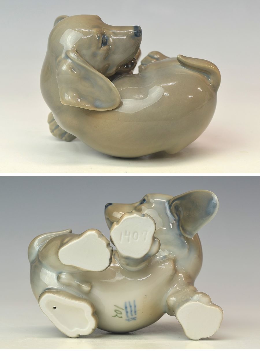 ロイヤルコペンハーゲン フィギュリン ポインターパピー 犬置物 - メルカリ