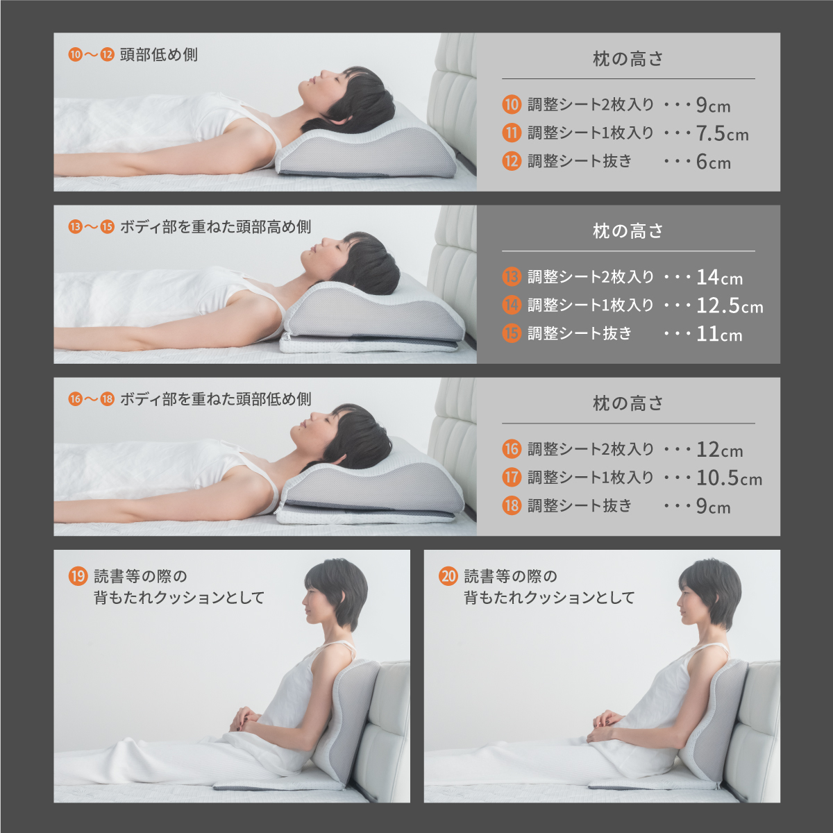 GOKUMIN Takumi 枕 グランピロー 低反発枕 20パターンの寝心地 まくら