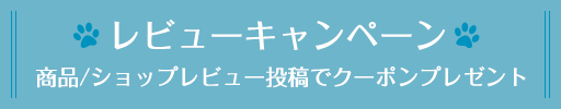 レビューを書いてクーポンプレゼント