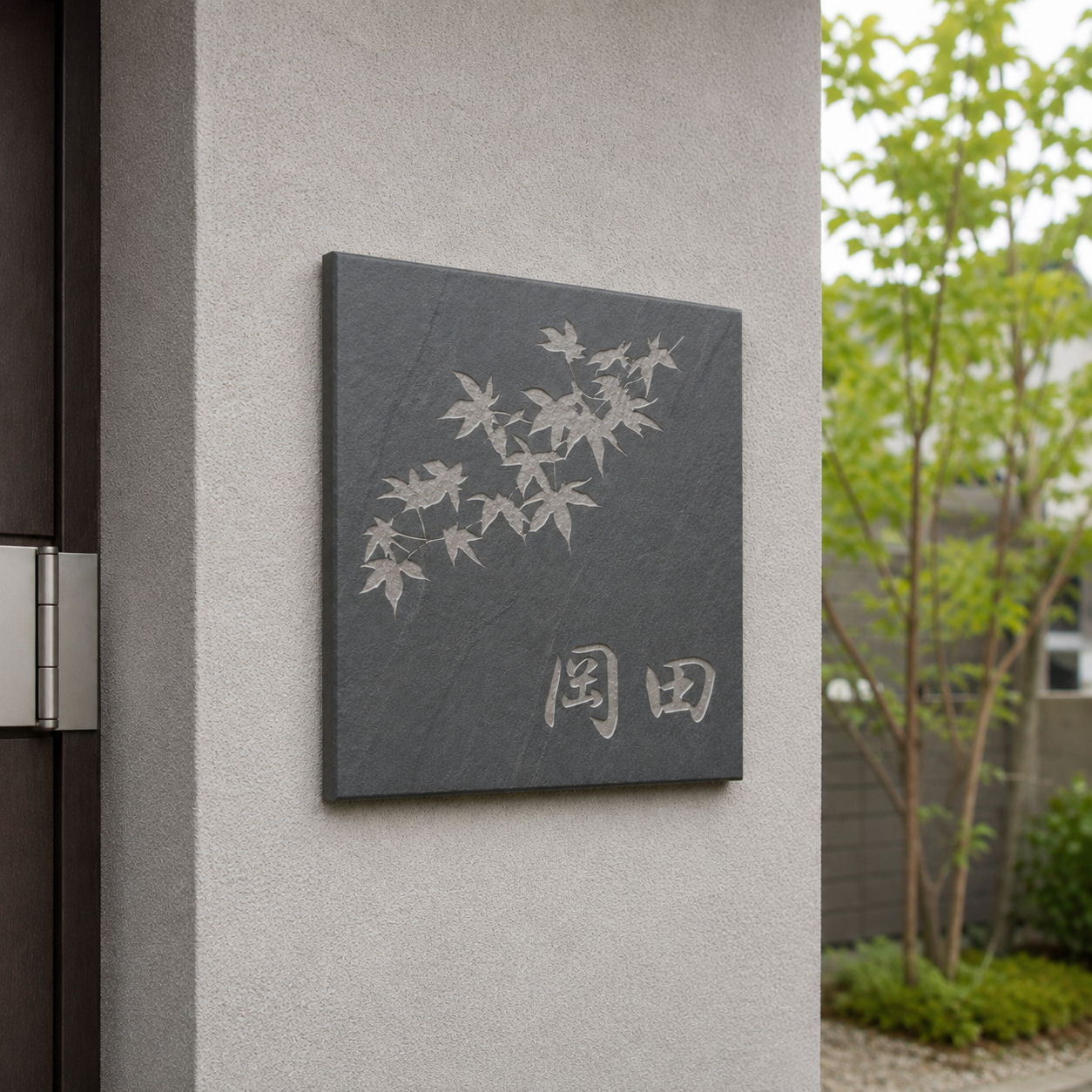 表札 タイル表札 30cm角 大きい 大型 二世帯 戸建て 店舗看板 店名看板 オーダーメイド 磁器質タイル 送料無料 |  | 01