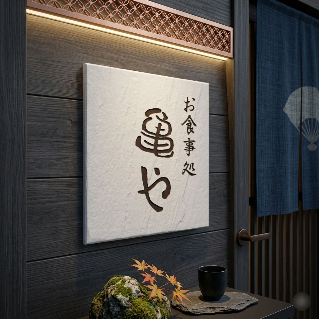 表札 タイル表札 30cm角 大きい 大型 二世帯 戸建て 店舗看板 店名看板 オーダーメイド 磁器質タイル 送料無料 |  | 04