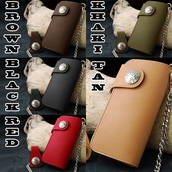 KC,s（ケイシイズ） ライダースウォレット ワン /牛革長財布 送料無料