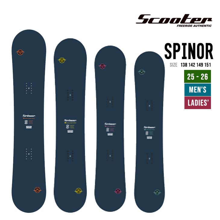 SCOOTER スクーター 25-26 SPINOR スピナー 2025-2026 早期予約