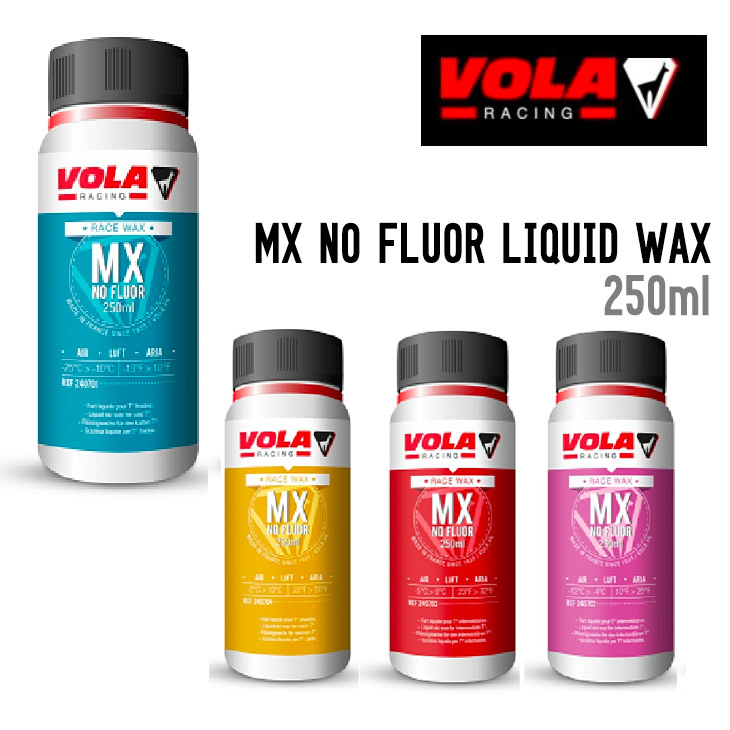 VOLA ボラ MX NO FLUOR LIQUID WAX ノンフッ素リキッドワックス 正規品 高品質 スノーボード スキー メンテナンス :  0164538-1 : SIDECAR - 通販 - Yahoo!ショッピング