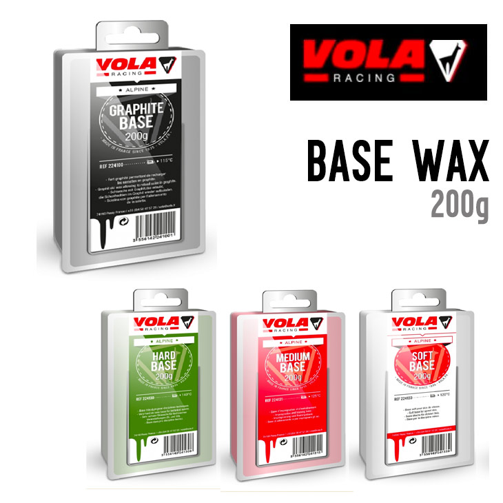 VOLA ボラ BASE WAX ベースワックス 正規品 高品質 スノーボード スキー メンテナンス : 0164546-1 : SIDECAR -  通販 - Yahoo!ショッピング